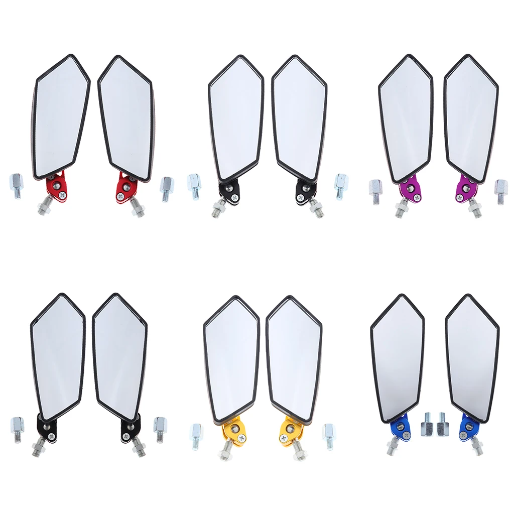 Motorcycle Scooter Moped Rearview Mirror 8/10mm For XF125/ZY100T