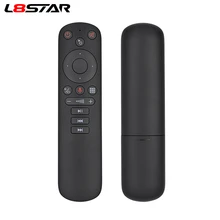 G50s google voz ar remoto mouse giroscópio inteligente android tv universal 2.4g usb sem fio ir aprendizagem controle remoto para youtube