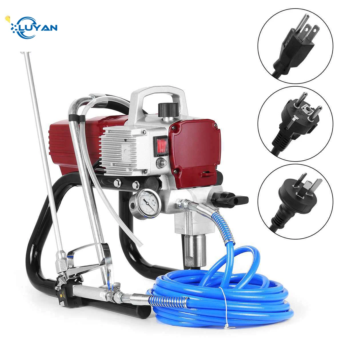 Electric Paint Sprayer Professional Airless Spraying Machine High-pressure Spraying Machine Internal-feed paint gun Tool