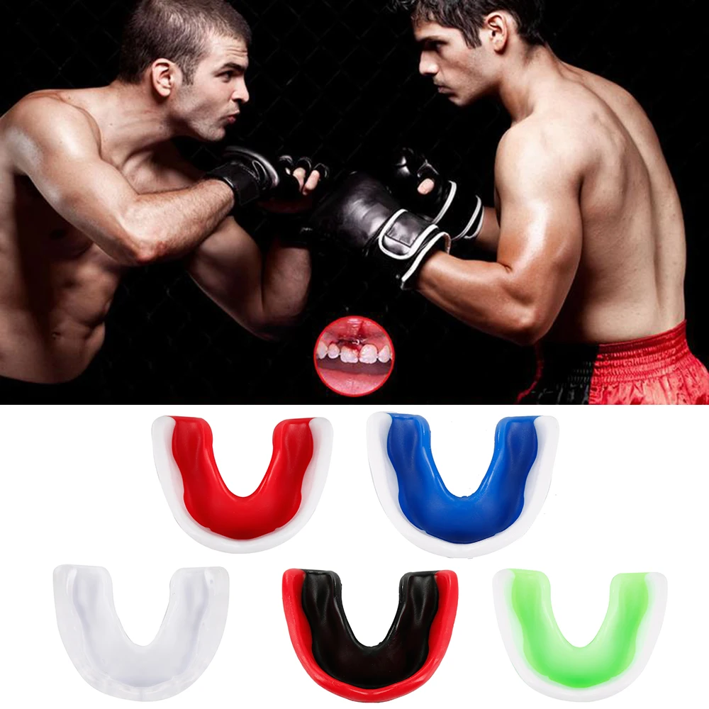 Adult Mouthguard Taekwondo Muay Thai MMA Teeth Protector Football
