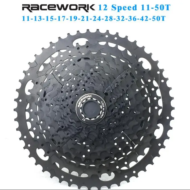Кассета 12 скоростей MTB горный велосипед Freewheel 11-50T 11-52T для Shimano M9100 Sram Eagle 12S черная кассета - Цвет: 11-50T