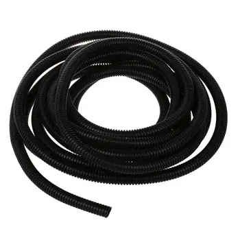 

17.3Ft Length Wave Type 1/2" Outer Diameter Plastic Split Loom Tubing