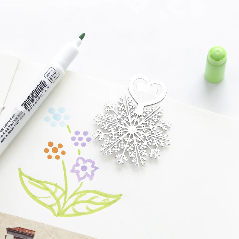 3 шт. серебряный снег для бумажных зажимов | Канцтовары офиса и дома