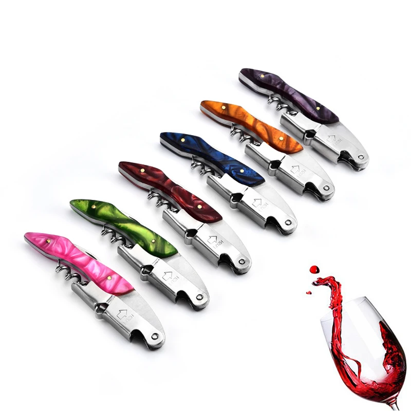 

High Quality Professional Bottle Opener Wine Beer Multifunction Camping Portable Screw Corkscrew Bottle Opener Cook Tools