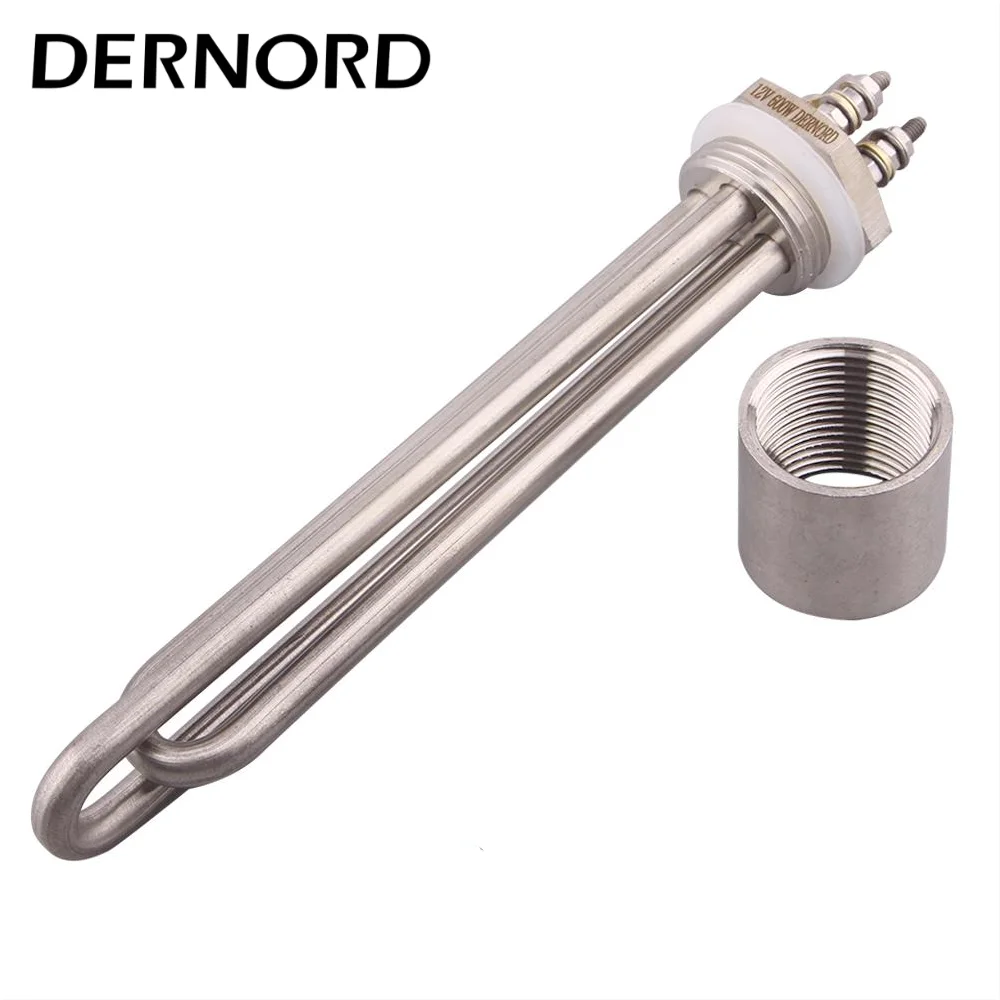 DC 24V 36V 48V Solar Water Heater DN25(OD32MM) Electric Heating Element  Camping Car Parts 1inch Tube 300W 600W 900W 1200W 1500W - AliExpress