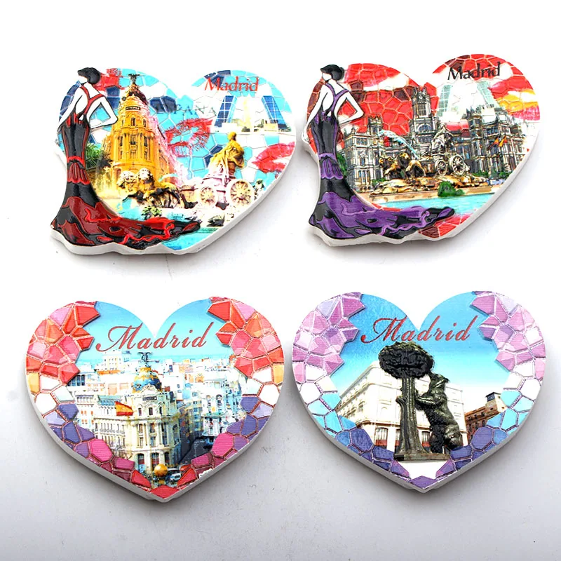 Madrid Refrigerator Fridge Home Decoration Craft Souvenir