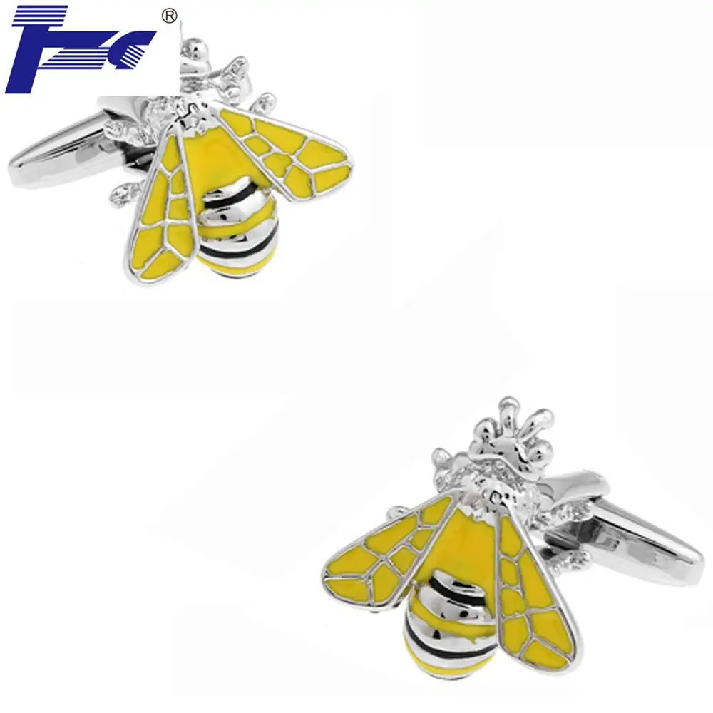 TZG Bumblebee запонки 2 пары Бесплатная доставка|Зажимы для галстука и запонки| |