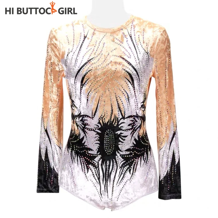 

Girls Gymnastics Leotard Gymnastics Clothes Holographic Dance Leotard For Women Shinny Ballet Leotard Practice Clothes Gymnastic