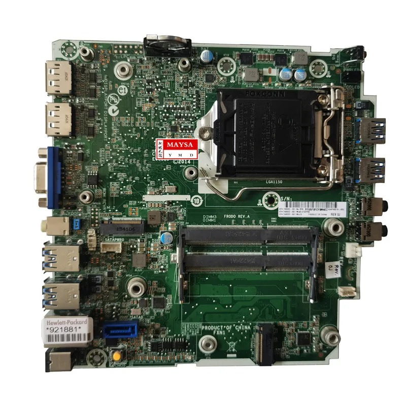 para hp Prodesk 600 g1 dm Placa-mãe 746219-001 746632501 Lga1150 Ddr3 Q87 Mainboard Testado Alta Qualidade 746632001