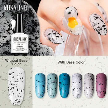

ROSALIND 10ML Eggshell Gel Polish Nail Art Design Soak Off Nail Gel Varnishes Semi Permanent eggshell vernis Need Cured Manicure