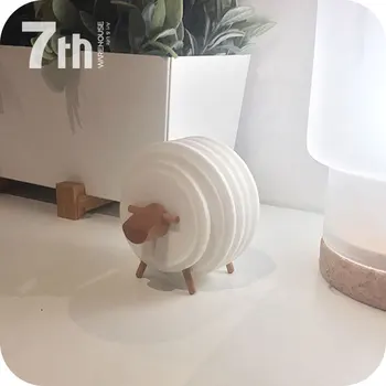 

Sheep Shape Anti Slip Cup Pads Coasters Insulated Round Felt Cup Mats simple Style Creative Home Office Decor Art Crafts Gift