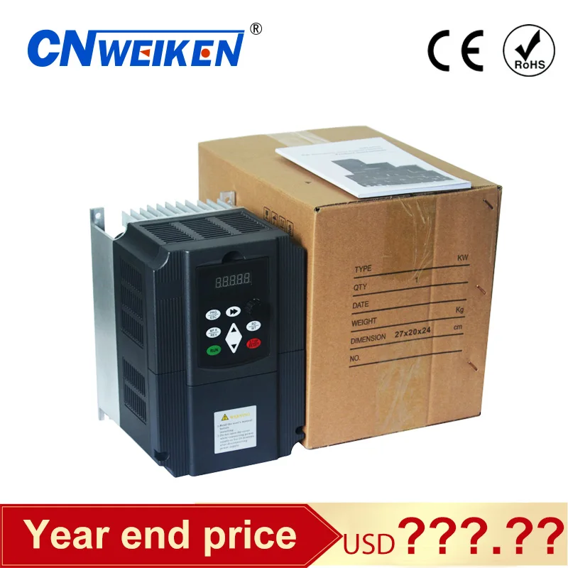 220V VFD Inverter 5,5 KW 20A Frequenz Inverter Konverter 1P eingang 3P Ausgang 220V Für CNC spindel motor 220V VFD Inverter 5,5 KW 20A Frequenz Inverter Konverter 1P eingang 3P Ausgang 220V Für CNC spindel motor