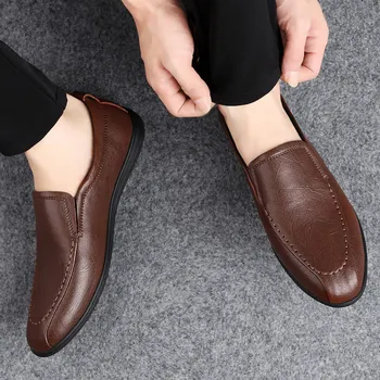 

dou men shoes cross-border 2020 summer business casual male a undertakes to young men's shoes breathable leather shoes