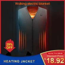 Heating Vest Heated-Jacket Hiking-Clothing Outdoor Electric Submersible Usb-Charging