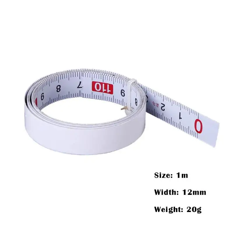 1m Stainless Steel Miter Track Tape Measure Self Adhesive Metric Scale Ruler Rust-Proof Durable And Wear-Resistan Ruler
