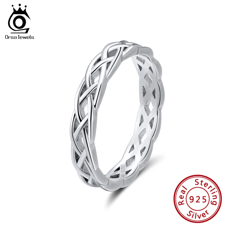 Женское кольцо из серебра 100% пробы скрученная форма|Кольца| |