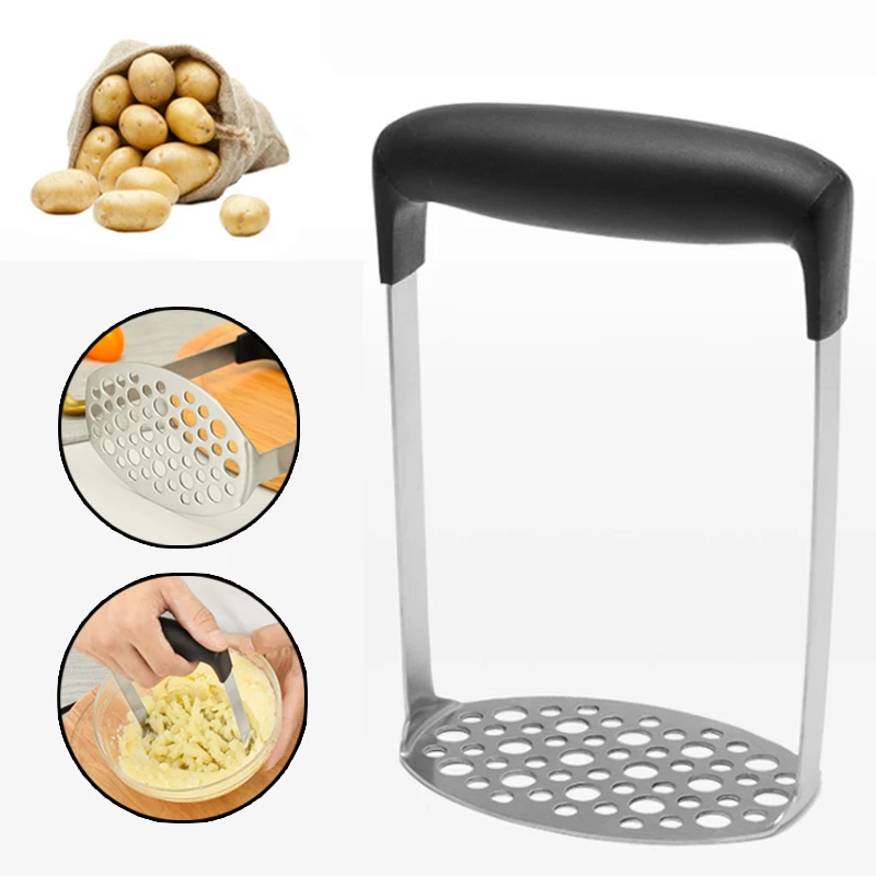 Stainless Steel Potato Crushed Masher Peeler Cutter Potato Machine