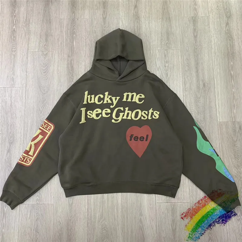 Kanye West Kids See Ghosts Lucky Me I See Ghosts Sunday Service Hoodie 1