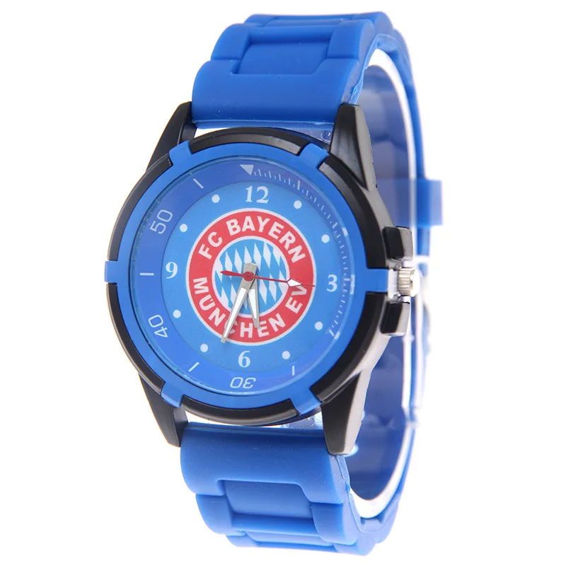 Football Club Supplies Men Watch Waterproof Silicone Women Watches Children Watches Sport Men Watch Clock Montre Homme