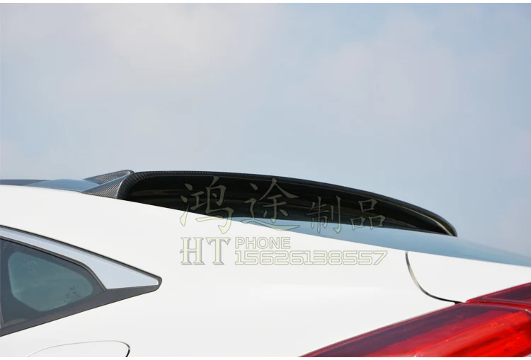 Подходит для honda civic 10 верхний спойлер из углеродного волокна
