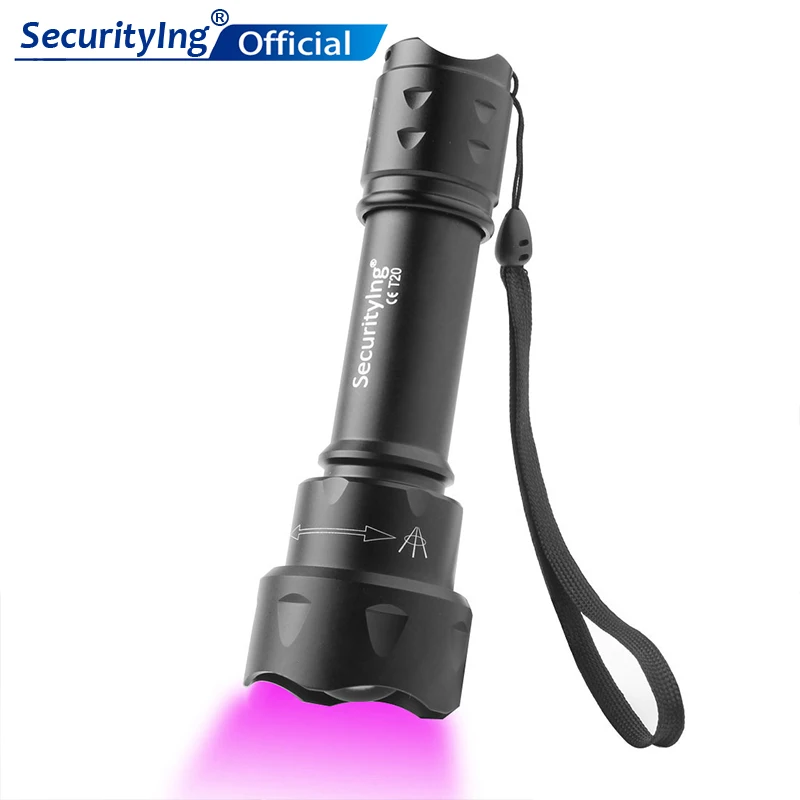 

SecurityIng Osram LED Light Infrared IR 850nm Night Lamp Vision Flashlight 38mm Lens Zoomable LED Torch