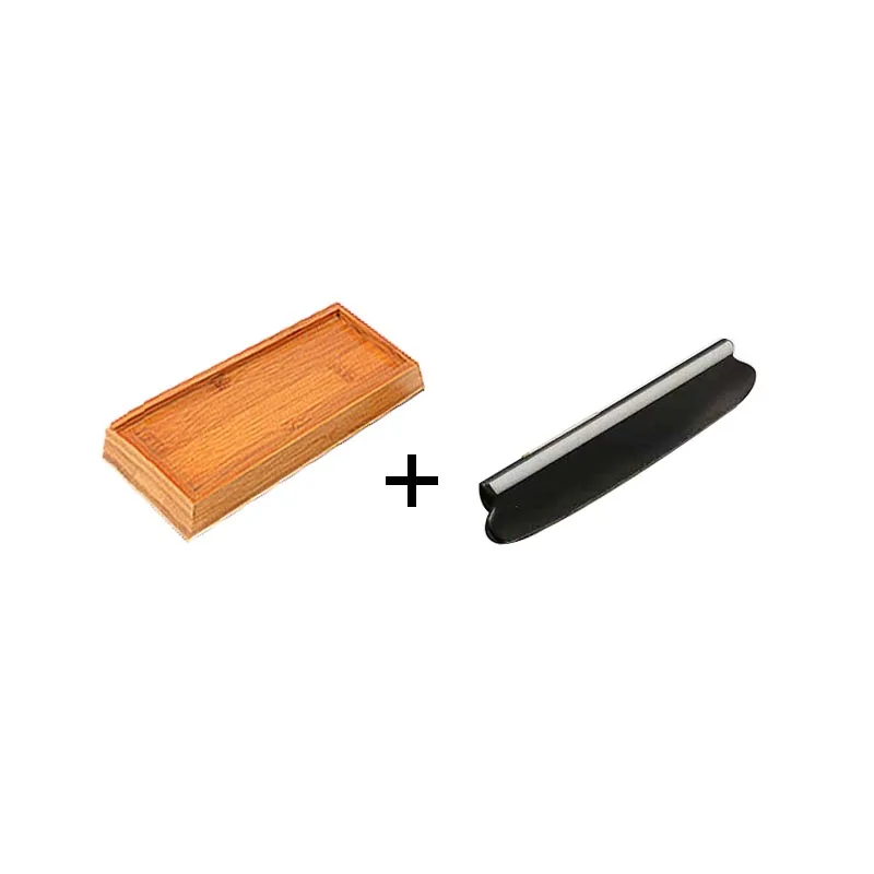 Bamboo base-locator Прямая поставка 240-8000 зернистость белый корунд точильный камень бытовой кухонный заточный инструмент двухсторонняя точилка с базовыми аксессуарами - Цвет: Bamboo base-locator