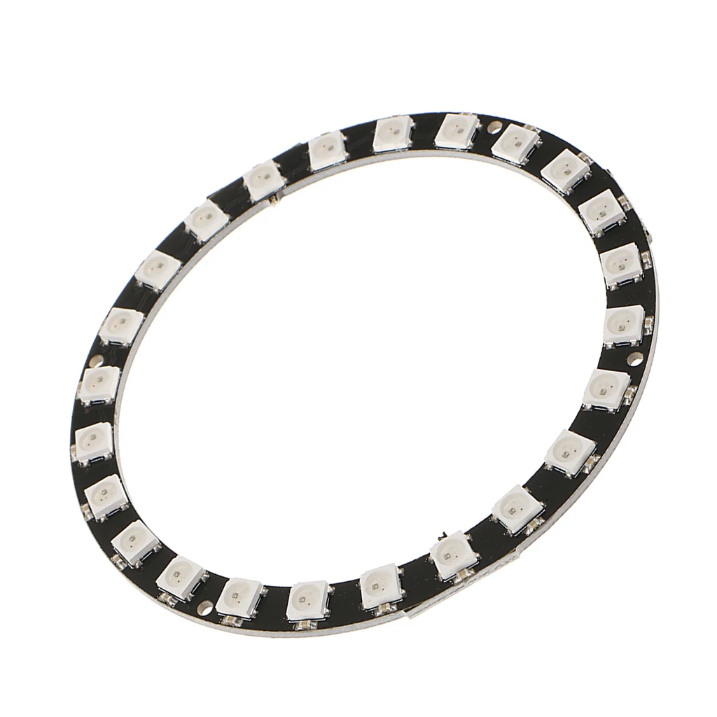 RGB LED Ring 24 Bits WS2812 5050 Ring Lamp Light with Integrated Drivers