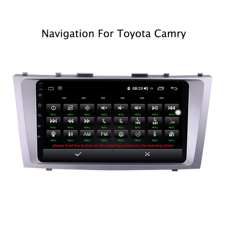 Flash Deal Ectwodvd 9inch Andriod 8.1 Car DVD GPS For Toyota Camry 2007-2011 4G RAM 64G ROM CarPlay DSP 4G LTE with WIFI 7