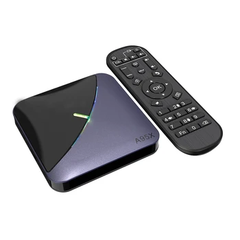 

A95X F3 Android 9.0 TV Box Quad-core 64GB 32GB Support 8K VP9 Decoding RGB Light TV Set Top Box 2.4G/5G WiFi 1080P Media Player