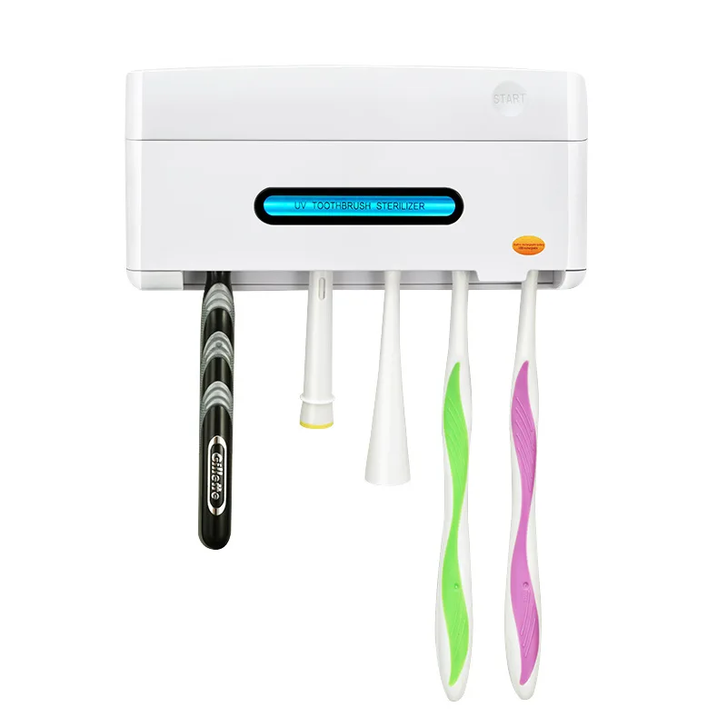 Аксессуары для ванной комнаты УФ стерилизатор зубных щеток зубная щетка держатель автоматическая Зубная паста соковыжималки ванная комната хранения USB вставной работы