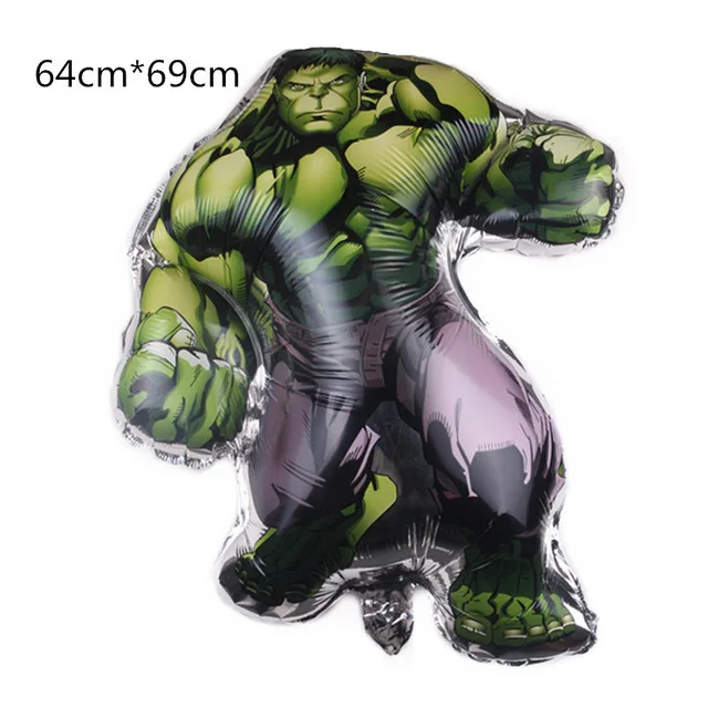 batman spiderman iron man hulk balloon party supplies superhero balloons superman baby super big hero happy birthday ballons toy - Цвет: 1pc
