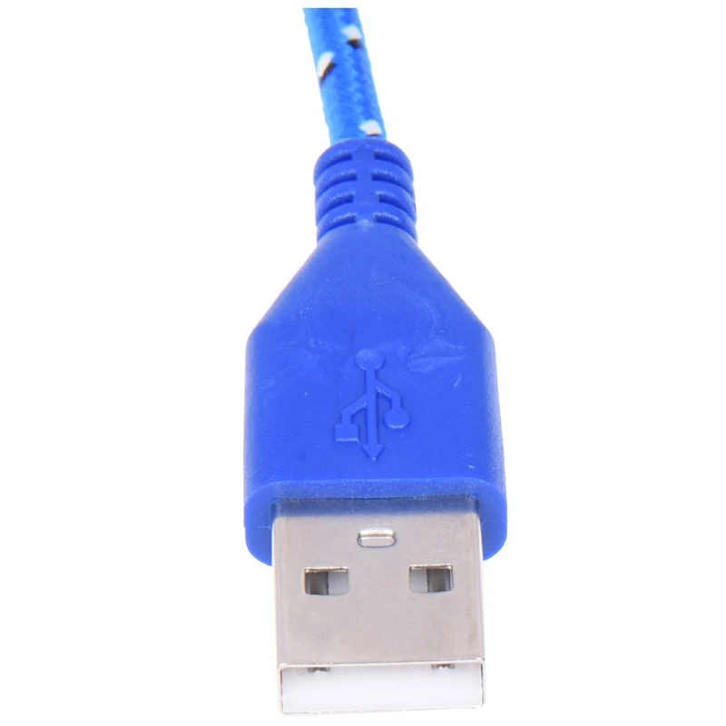2 шт 2 м Плетеный тканевый мини USB кабель для передачи данных и синхронизации зарядного устройства для сотового телефона синий и фиолетовый