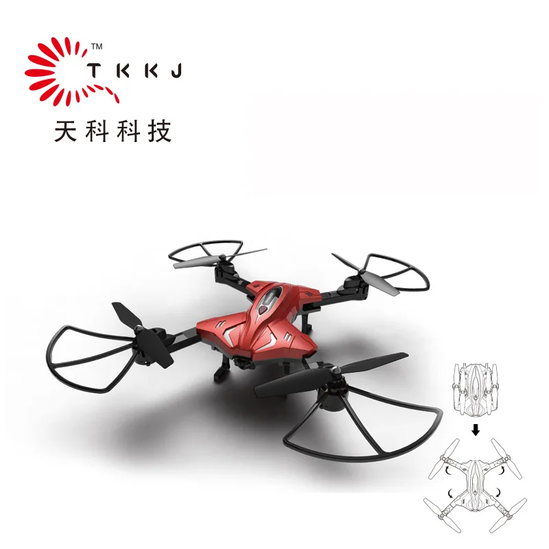 

Tianke Tk110w Folding Pressure Set High Track Unmanned Aerial Vehicle Aerial Photography Real-Time Transmission Quadcopter