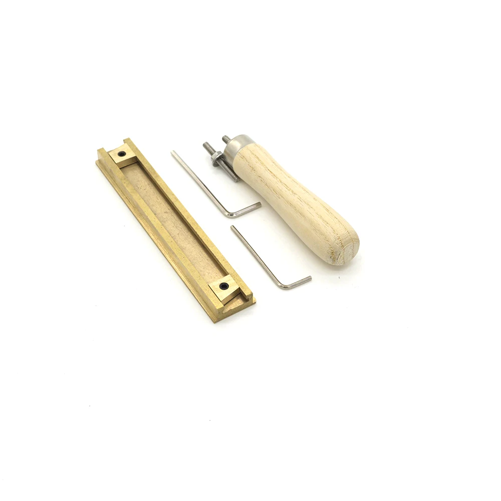13cm T-slot holder Кожа ремесло горячей фольги штамповки латунные алфавиты буквы пресс номера на заказ пресс логотип бронзирование брендинг инструменты DIY - Цвет: 13cm T-slot holder