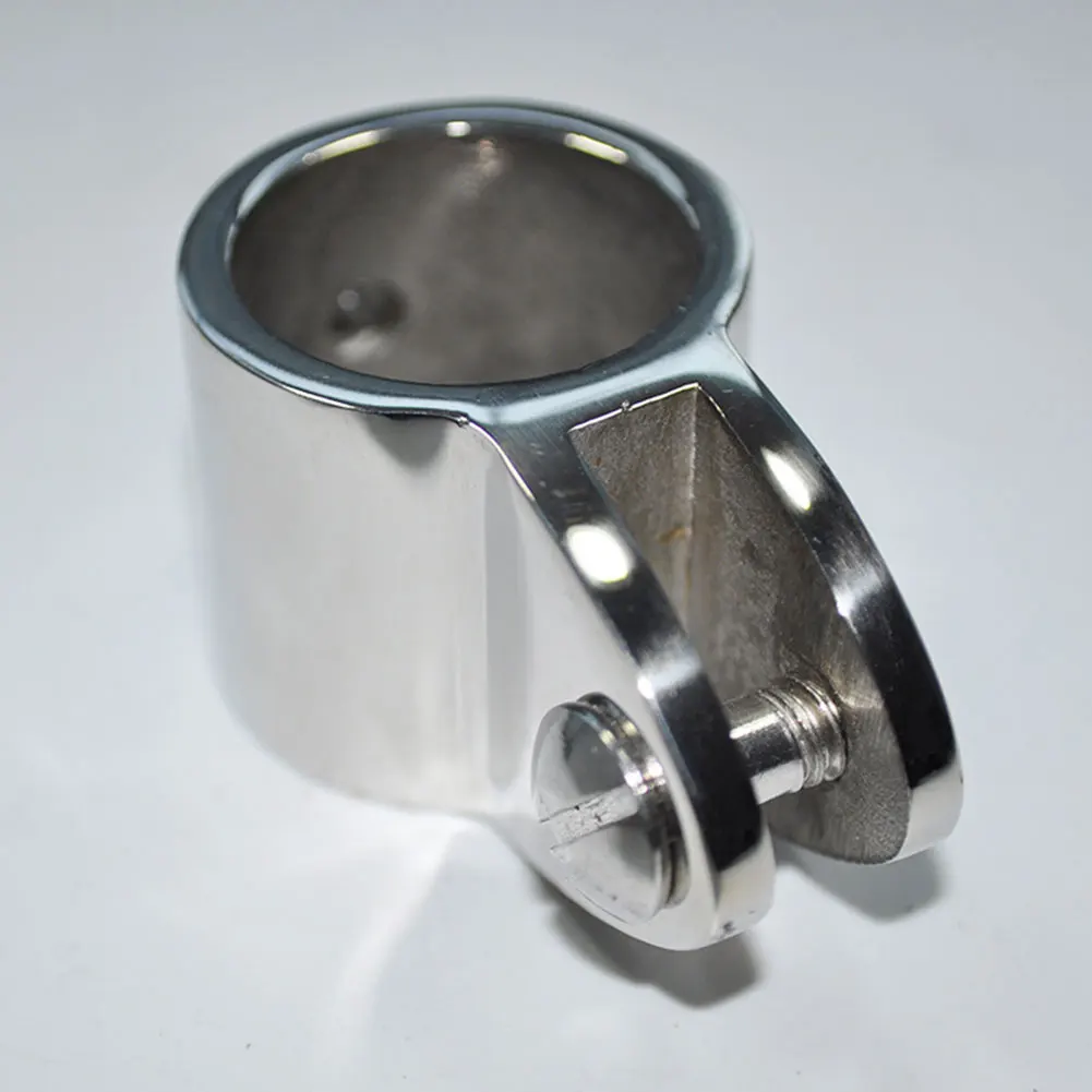 Easy Install Durable Rustless Yacht Top Jaw Slide Stainless Steel Boat Accessories Practical Direct Fit Marine Pipe Clamp