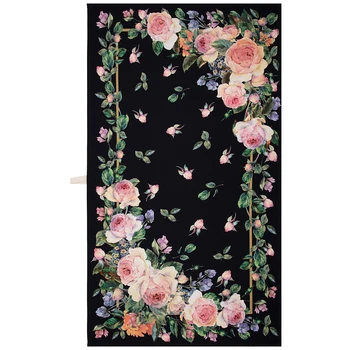 

Vintage towel 40X70 cm, Black, 100% Cotton, Twill