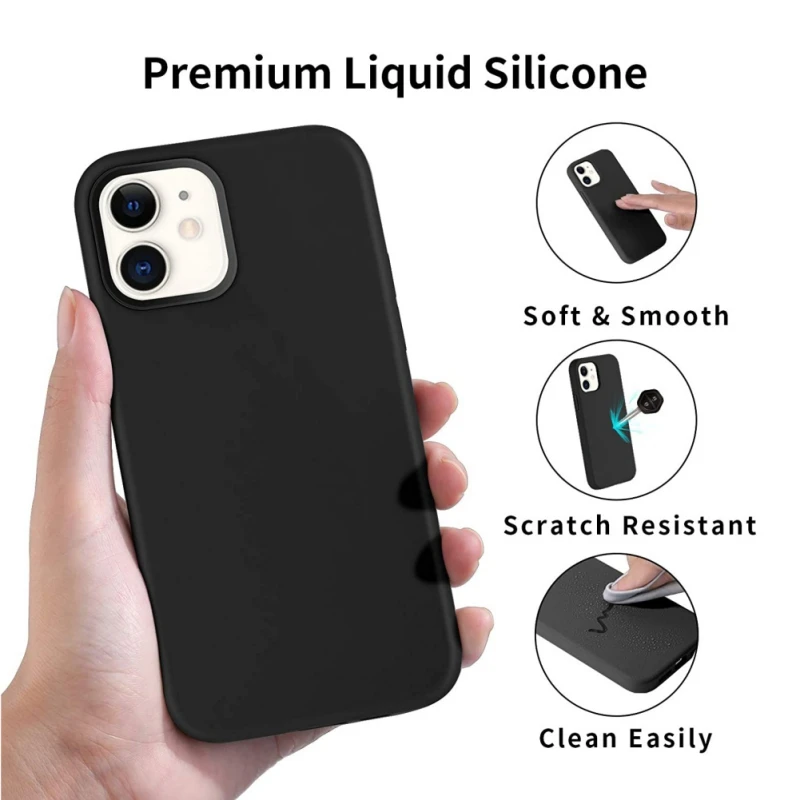 Hot Sell Liquid Silicone Case For Iphone 12 Mini
