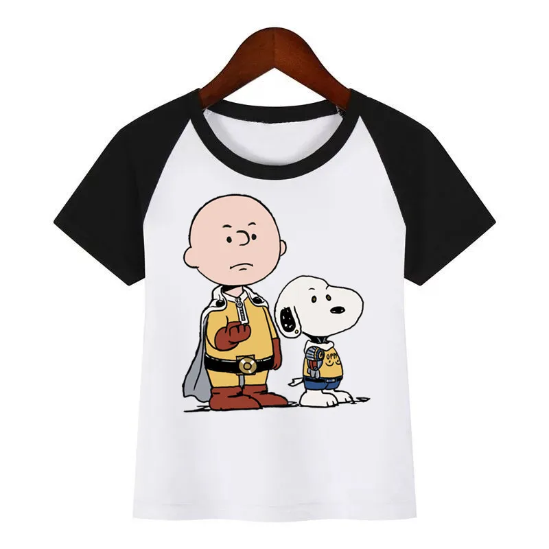 

Boys and Girls One Punch Man Saitama Anime Print T Shirt Baby Kids Funny Clothes Chirden Summer T-shirt