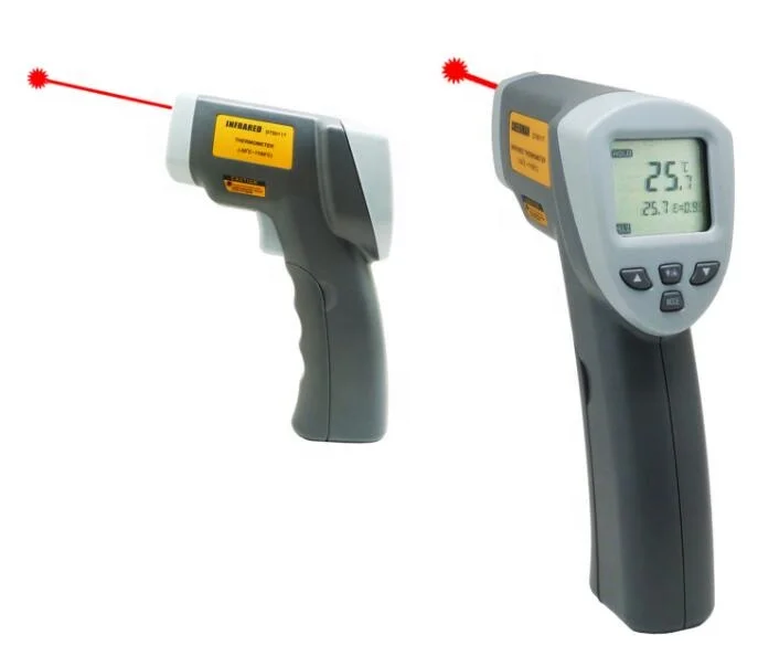 

30:1 Cheerman digital Thermometer DT8011T multi function non contact Laser IR thermometer high temperature tester