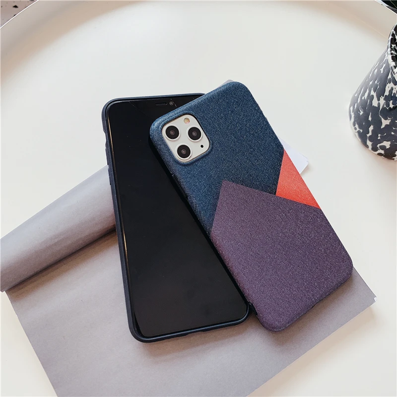 Цветной чехол с шелковым принтом для iphone 11, 11Pro Max, матовый чехол для телефона, для iphone XS, Max, 6, 6 S, 7, 8 Plus, X, XR, мягкая задняя крышка IMD