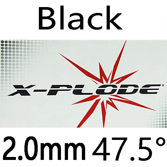 Black 2.0mm H47.5 Joola EXPRESS X-plode(speed& Spin) резиновый Настольный теннис с бугорками пинг-понг резиновый с губкой - Цвет: Black 2.0mm H47.5