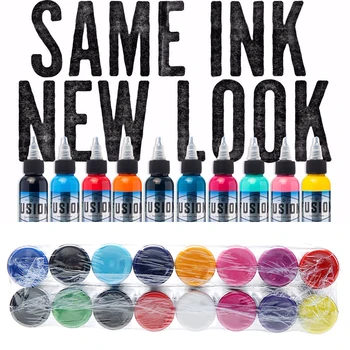 

16 Colors 30ml / Bottle Professional Tattoo Ink Set Black Permanent Makeup Body Art Tattoo Paint Pigment Color For Tattoo