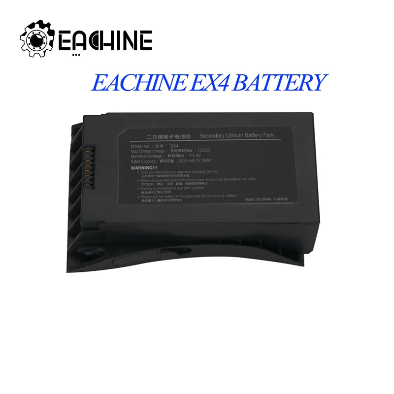 Eachine EX4 wifi FPV RC Дрон Квадрокоптер запасные части 11,4 V 2400mAh LiPo батарея