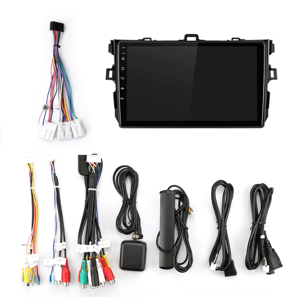 ISUDAR V72 Car Radio Android10 For Toyota Corolla E140 E150 2007 2008- GPS Car Stereo Carplay 4G Net QLED VOICE CONTROL No 2 Din