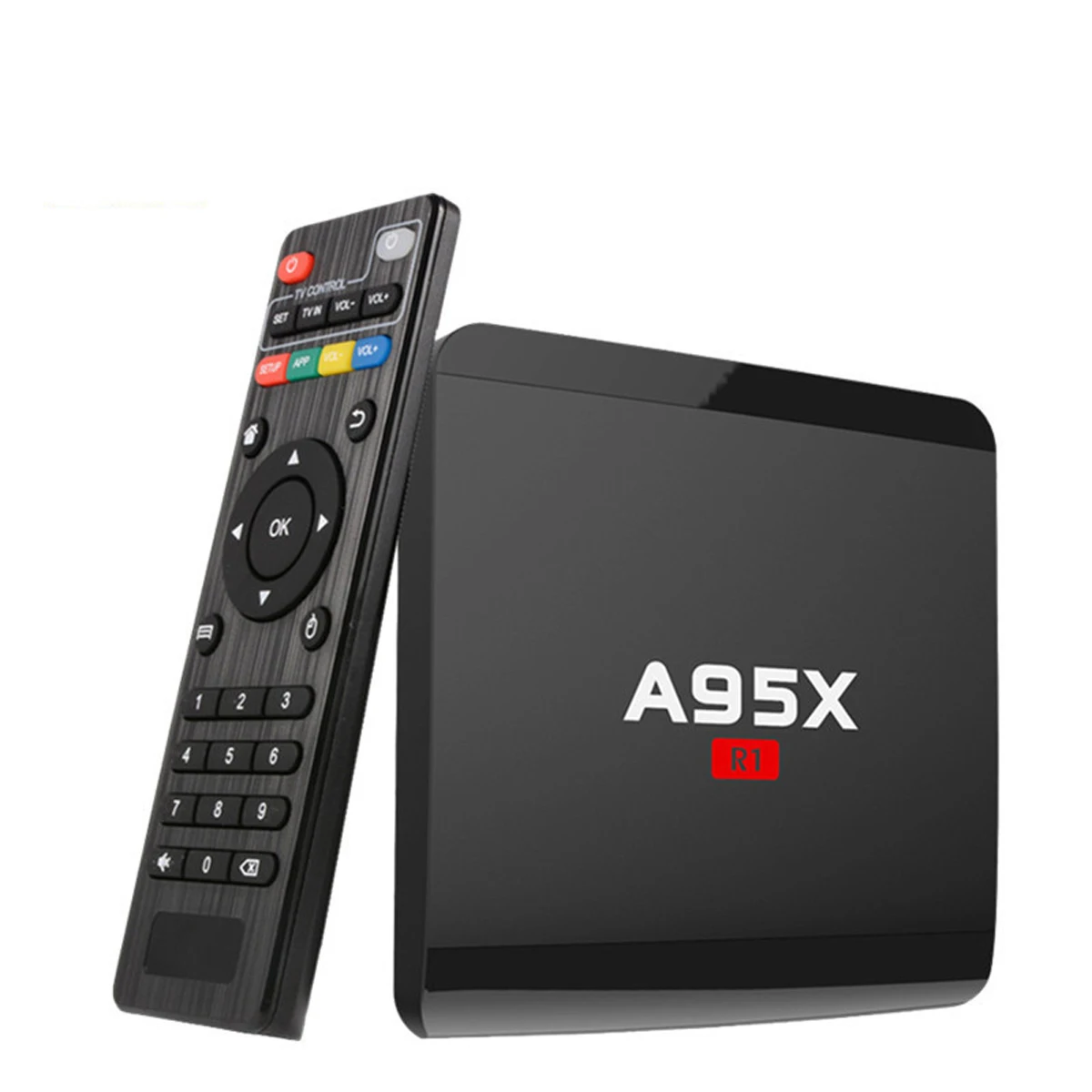A95X R1 Android 7,1 ТВ приставка Amlogic S905W четырехъядерный 1 ГБ 8 ГБ Wifi медиаплеер Android 6,0 4K Смарт ТВ приставка