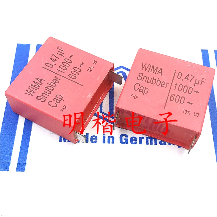 

4pcs WIMA Weimaraner Capacitor Snubber Cap 1000V 0.47UF 474 470NF 37.5 Pitch free shipping