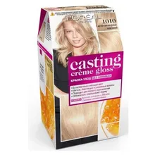 Краска-уход для волос стойкая L'Oreal Paris Casting Creme Gloss, без аммиака, тон 1010, светло-светло-русый пепельный