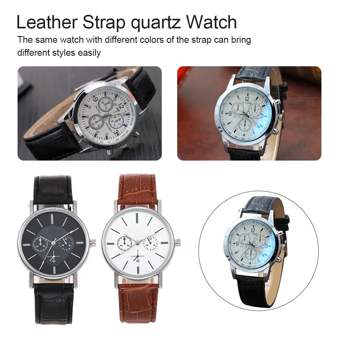 

Sport Quartz Hour Wrist Analog Watch men watch