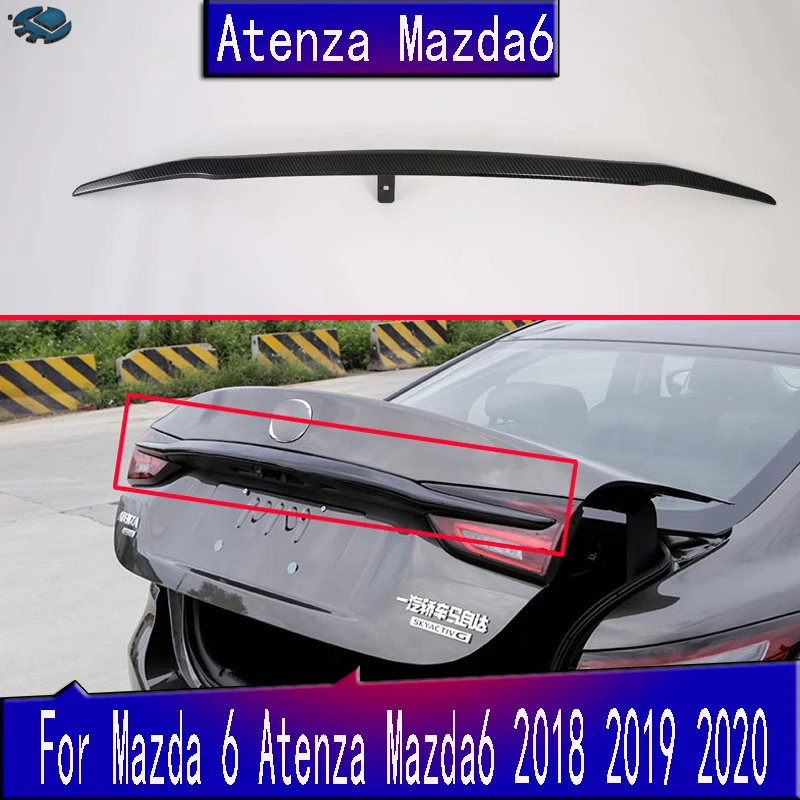 For Mazda 6 Atenza 2018 2019 2020 Car Accessories Rear Boot Door Trunk Lid Cover Trim Tailgate Garnish | Автомобили и мотоциклы