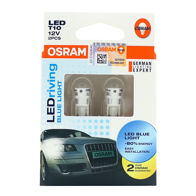 Лампа Ксеноновая OSRAM СВЕТОДИОДНЫЙ T10 W5W T20 p21w светодиодный автомобильный Боковой габаритный фонарь лампы сигнала поворота интерьер чтение светильник номерных знаков Лампы помочь вспышка Светильник Автомобиля